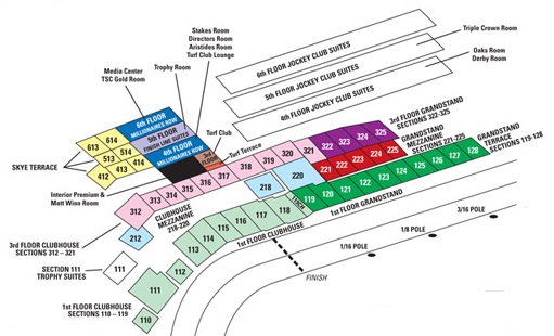 Churchill Downs Turf Club Seating Chart